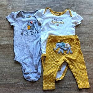 2/$10 boho elephant set